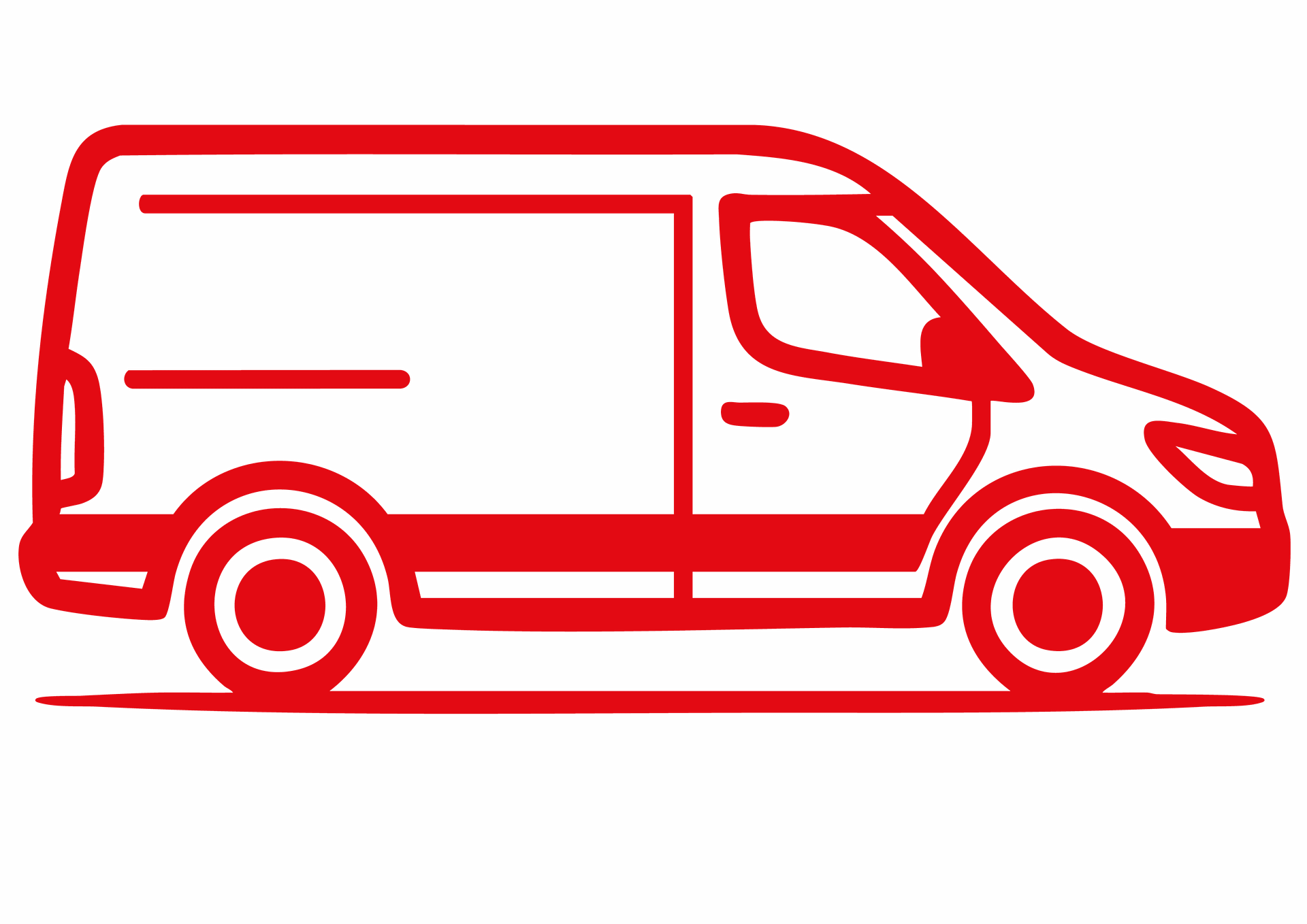 Icône d’utilitaire et camping-car représentant les véhicules professionnels et de loisirs pouvant bénéficier d’une reprogrammation moteur chez AB Performances à Granville